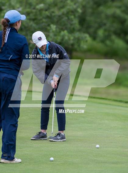 Thumbnail 3 in Section 9 Girls Golf Championship (Day 1) photogallery.