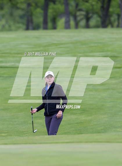 Thumbnail 1 in Section 9 Girls Golf Championship (Day 1) photogallery.