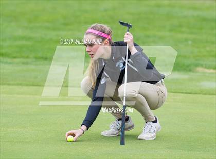 Thumbnail 3 in Section 9 Girls Golf Championship (Day 1) photogallery.