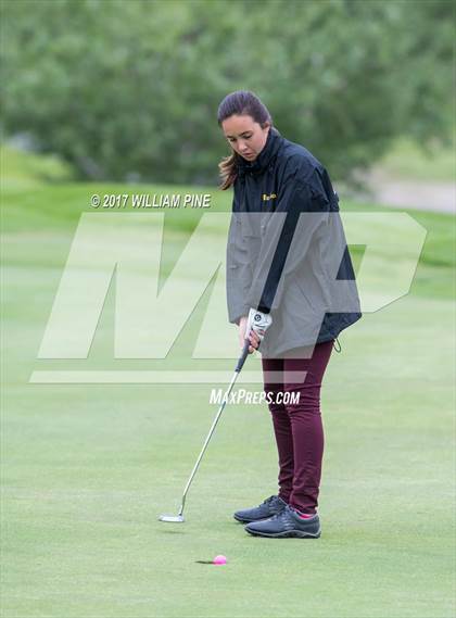 Thumbnail 1 in Section 9 Girls Golf Championship (Day 1) photogallery.
