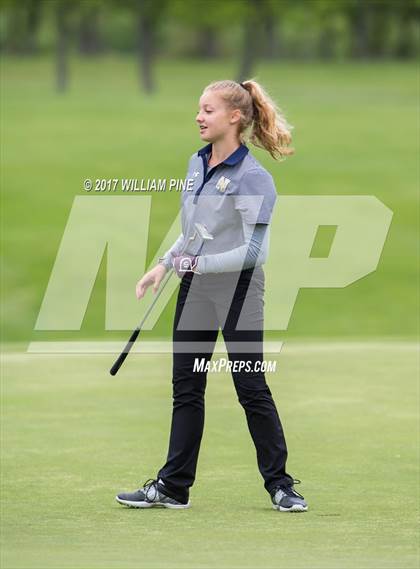Thumbnail 3 in Section 9 Girls Golf Championship (Day 1) photogallery.