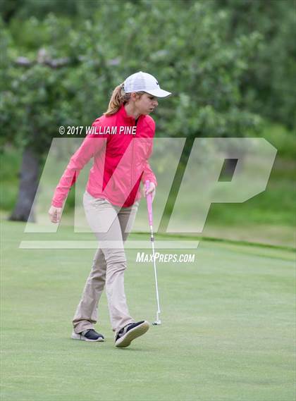 Thumbnail 1 in Section 9 Girls Golf Championship (Day 1) photogallery.