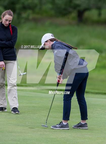 Thumbnail 3 in Section 9 Girls Golf Championship (Day 1) photogallery.