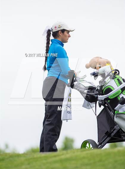 Thumbnail 3 in Section 9 Girls Golf Championship (Day 1) photogallery.