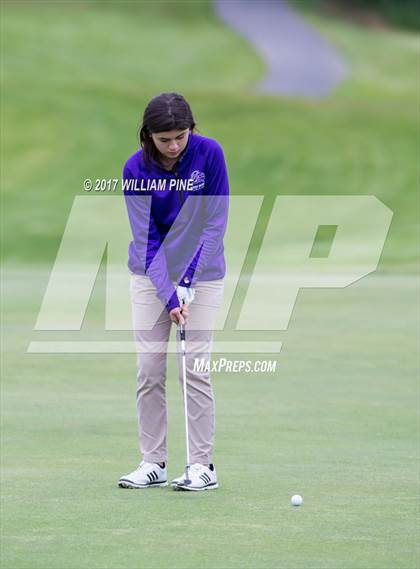 Thumbnail 2 in Section 9 Girls Golf Championship (Day 1) photogallery.