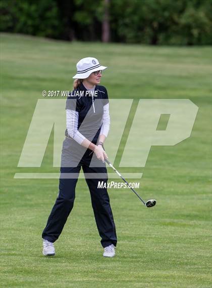 Thumbnail 1 in Section 9 Girls Golf Championship (Day 1) photogallery.
