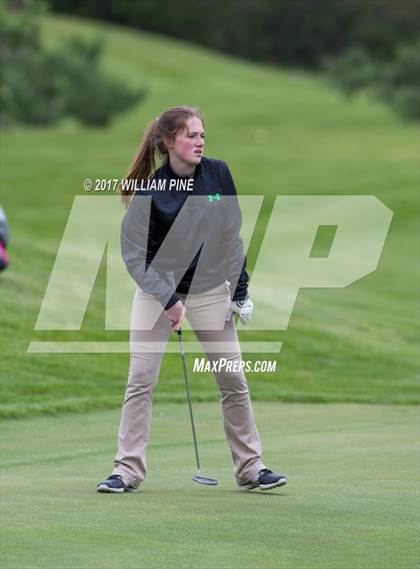 Thumbnail 3 in Section 9 Girls Golf Championship (Day 1) photogallery.