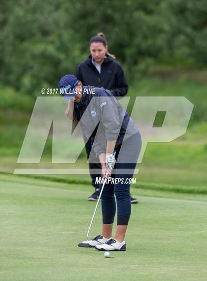 Thumbnail 3 in Section 9 Girls Golf Championship (Day 1) photogallery.