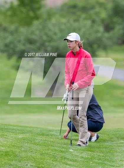 Thumbnail 2 in Section 9 Girls Golf Championship (Day 1) photogallery.