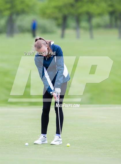 Thumbnail 3 in Section 9 Girls Golf Championship (Day 1) photogallery.