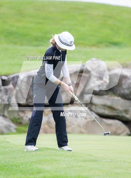Thumbnail 3 in Section 9 Girls Golf Championship (Day 1) photogallery.