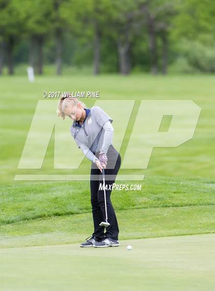 Thumbnail 2 in Section 9 Girls Golf Championship (Day 1) photogallery.