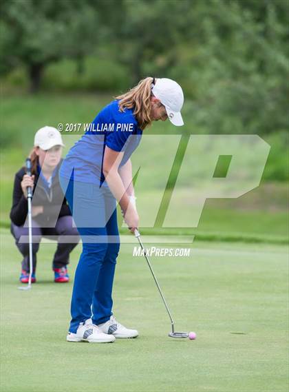Thumbnail 1 in Section 9 Girls Golf Championship (Day 1) photogallery.
