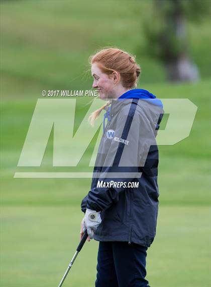 Thumbnail 2 in Section 9 Girls Golf Championship (Day 1) photogallery.