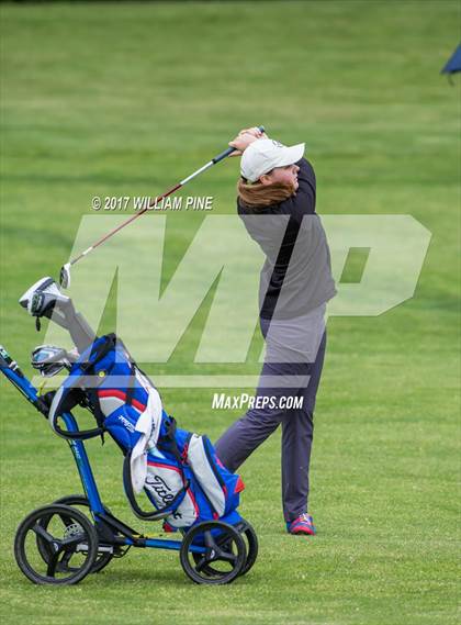 Thumbnail 1 in Section 9 Girls Golf Championship (Day 1) photogallery.