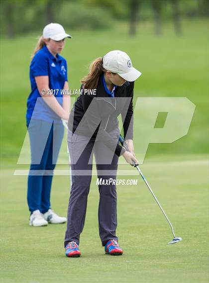 Thumbnail 1 in Section 9 Girls Golf Championship (Day 1) photogallery.