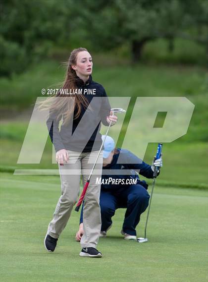 Thumbnail 1 in Section 9 Girls Golf Championship (Day 1) photogallery.
