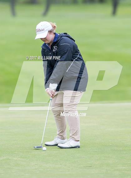 Thumbnail 2 in Section 9 Girls Golf Championship (Day 1) photogallery.