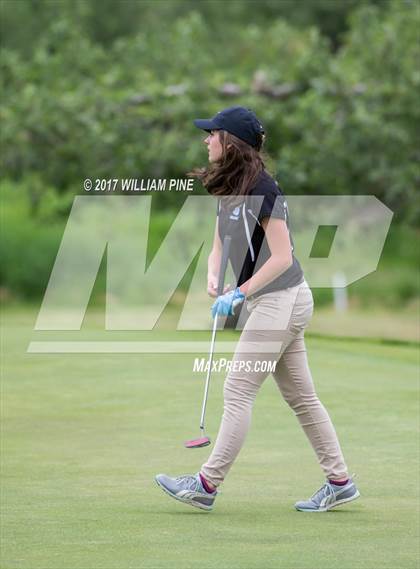 Thumbnail 2 in Section 9 Girls Golf Championship (Day 1) photogallery.