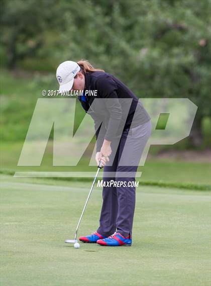 Thumbnail 2 in Section 9 Girls Golf Championship (Day 1) photogallery.