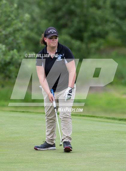 Thumbnail 2 in Section 9 Girls Golf Championship (Day 1) photogallery.