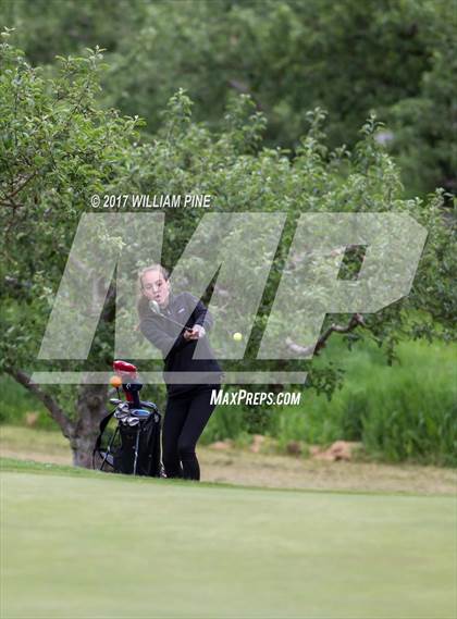 Thumbnail 1 in Section 9 Girls Golf Championship (Day 1) photogallery.