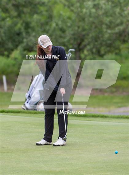 Thumbnail 2 in Section 9 Girls Golf Championship (Day 1) photogallery.
