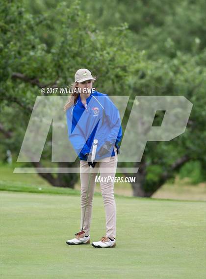 Thumbnail 3 in Section 9 Girls Golf Championship (Day 1) photogallery.