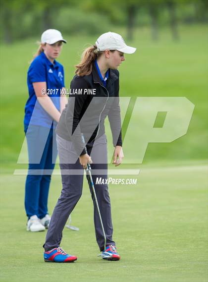 Thumbnail 2 in Section 9 Girls Golf Championship (Day 1) photogallery.
