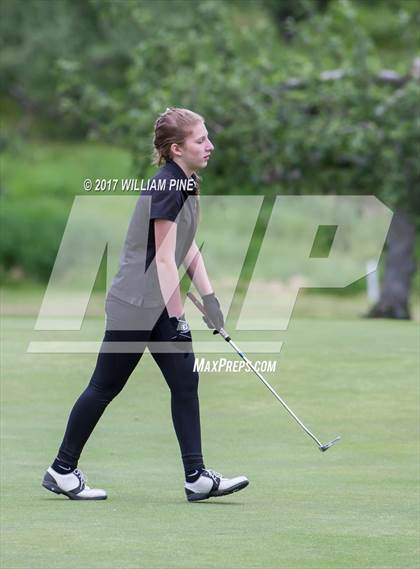 Thumbnail 3 in Section 9 Girls Golf Championship (Day 1) photogallery.