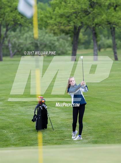 Thumbnail 3 in Section 9 Girls Golf Championship (Day 1) photogallery.