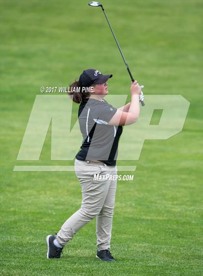 Thumbnail 2 in Section 9 Girls Golf Championship (Day 1) photogallery.