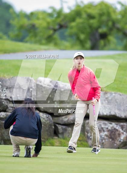 Thumbnail 1 in Section 9 Girls Golf Championship (Day 1) photogallery.