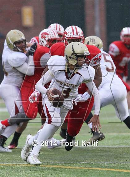 Thumbnail 3 in New Britain @ Norwich Free Academy (CIAC Class LL-Large Semifinal) photogallery.