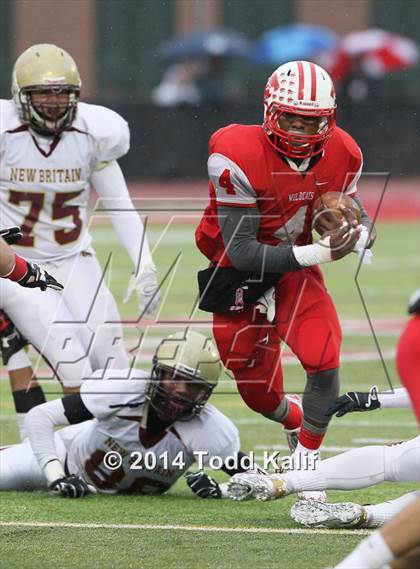 Thumbnail 3 in New Britain @ Norwich Free Academy (CIAC Class LL-Large Semifinal) photogallery.