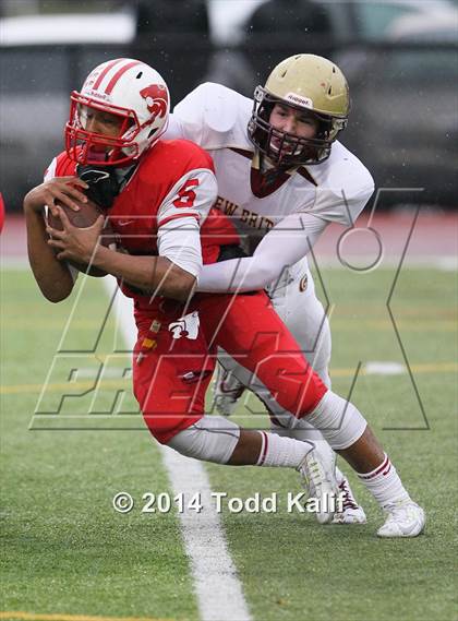 Thumbnail 1 in New Britain @ Norwich Free Academy (CIAC Class LL-Large Semifinal) photogallery.