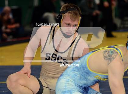 Thumbnail 3 in NYSPHSAA Wrestling Championships (Division 2 Finals) photogallery.