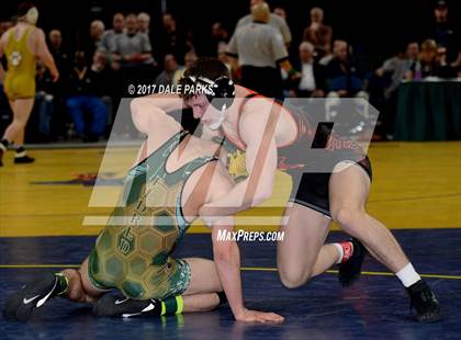 Thumbnail 1 in NYSPHSAA Wrestling Championships (Division 2 Finals) photogallery.