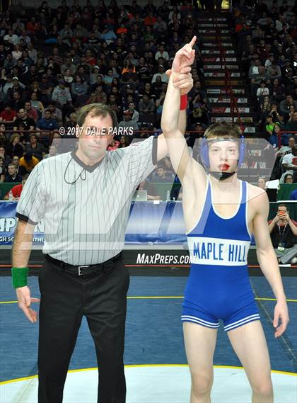 Thumbnail 3 in NYSPHSAA Wrestling Championships (Division 2 Finals) photogallery.