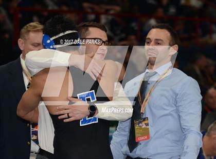 Thumbnail 2 in NYSPHSAA Wrestling Championships (Division 2 Finals) photogallery.