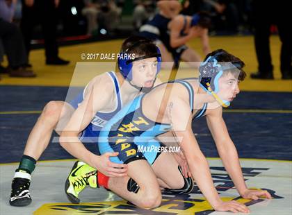 Thumbnail 1 in NYSPHSAA Wrestling Championships (Division 2 Finals) photogallery.