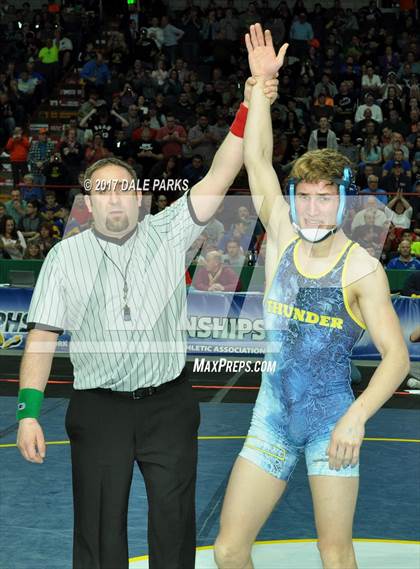 Thumbnail 2 in NYSPHSAA Wrestling Championships (Division 2 Finals) photogallery.