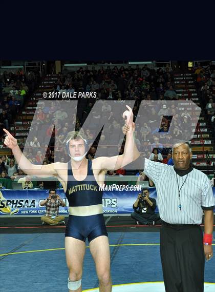 Thumbnail 1 in NYSPHSAA Wrestling Championships (Division 2 Finals) photogallery.