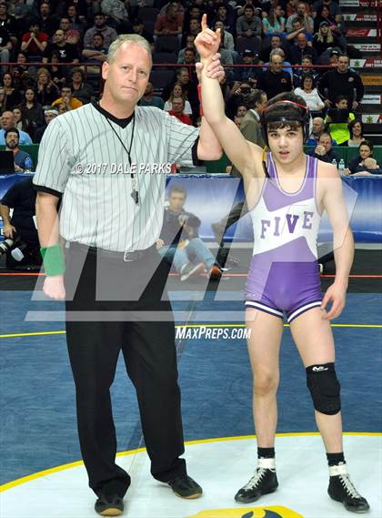 Thumbnail 3 in NYSPHSAA Wrestling Championships (Division 2 Finals) photogallery.
