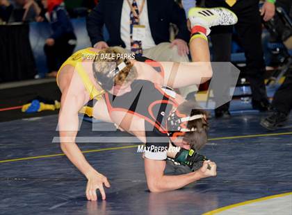 Thumbnail 1 in NYSPHSAA Wrestling Championships (Division 2 Finals) photogallery.