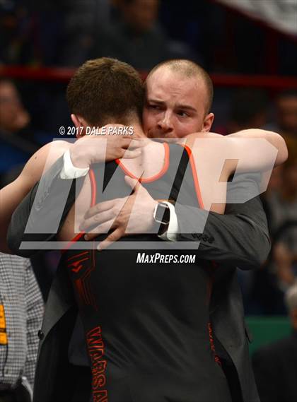 Thumbnail 1 in NYSPHSAA Wrestling Championships (Division 2 Finals) photogallery.
