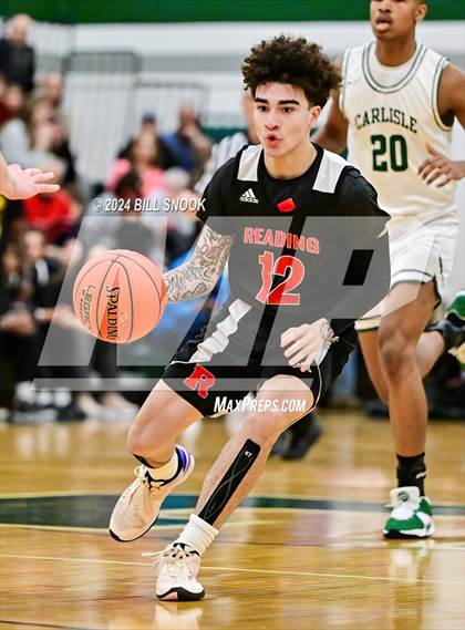 Thumbnail 3 in Reading vs Carlisle (PIAA 6A Division 3 Quarterfinal) photogallery.