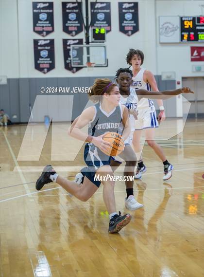 Thumbnail 2 in Chatham Charter vs. Chatham HomeSchool photogallery.