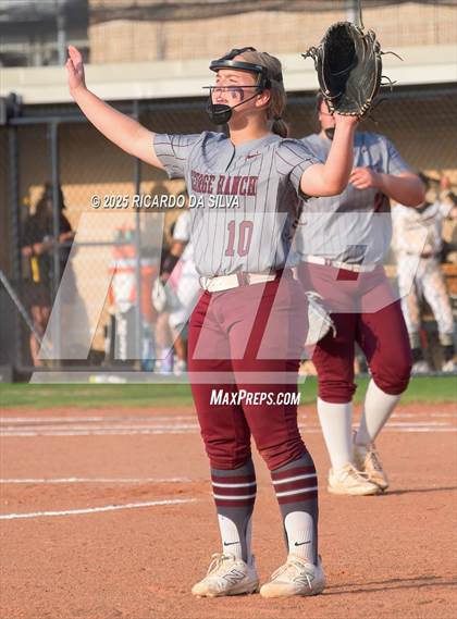 Thumbnail 2 in George Ranch @ Jordan (UIL 6A D2 Softball Bi-District) photogallery.