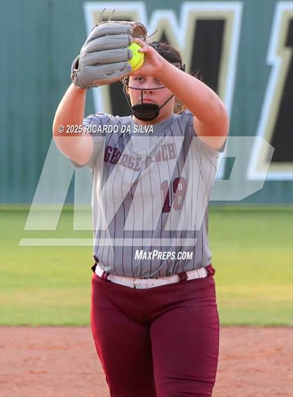 Thumbnail 1 in George Ranch @ Jordan (UIL 6A D2 Softball Bi-District) photogallery.
